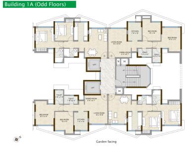 Project Image of 450.0 - 1324.0 Sq.ft 1 BHK Apartment for buy in Kalpataru Hills