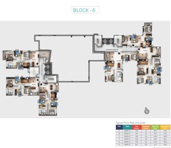 Project Image of 852.0 - 1622.0 Sq.ft 2 BHK Apartment for buy in Heritage Windmere Phase II
