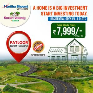 Project Image of 1080.0 - 2700.0 Sq.ft Residential Plot Plot for buy in Haritha Smart County