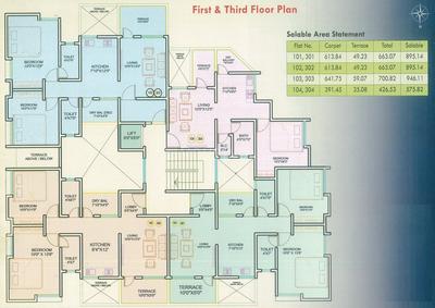 Project Image of 427.0 - 648.0 Sq.ft 1 BHK Apartment for buy in Moraya Mangalam Residency