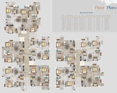 Project Image of 809.0 - 1496.0 Sq.ft 3 BHK Apartment for buy in SPS Juri Heights