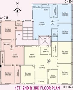 Project Image of 748.0 - 1124.0 Sq.ft 2 BHK Apartment for buy in Eden Tulip