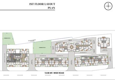 Project Image of 343.8 - 569.73 Sq.ft 1 BHK Apartment for buy in Rudra Riyal Residency