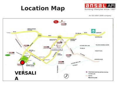 Ansal Versalia Images for Location Plan of Ansal Versalia 1