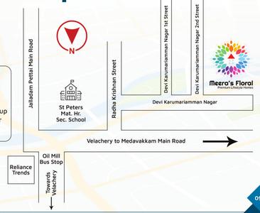 Project Image of 1030.0 - 1357.0 Sq.ft 2 BHK Apartment for buy in Meeras Floral