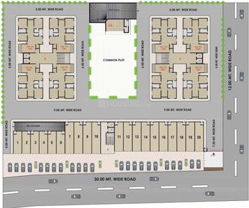 Project Image of 1125.91 - 1126.0 Sq.ft 3 BHK Apartment for buy in Hare Krishna Keshar Hills And Plaza