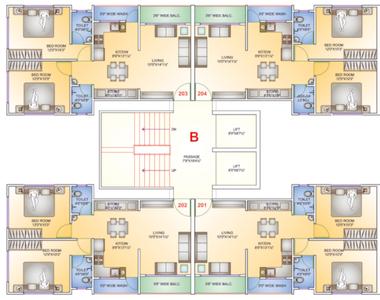 Project Image of 13164.26 - 13777.81 Sq.ft 2 BHK Apartment for buy in Harsh Builcorp Vacanza Homes