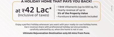 Project Image of 454.0 - 480.0 Sq.ft 1 BHK Apartment for buy in Ahana
