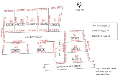 Project Image of 898.0 - 1209.0 Sq.ft Residential Plot Plot for buy in MGP Dwaraka Street
