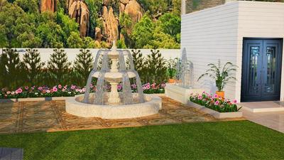 Mountain View Farm House Fountains 1