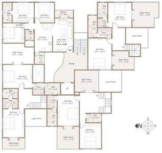 Project Image of 1200.0 - 2200.0 Sq.ft 3 BHK Apartment for buy in Earth IV