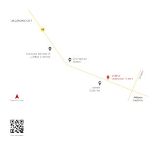Project Image of 1498.0 - 1755.0 Sq.ft 3 BHK Apartment for buy in Sobha Manhattan Towers Town Park Phase 1 W 4 And 5