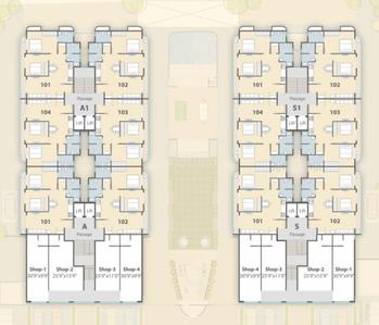 Project Image of 637.0 - 1460.0 Sq.ft 2 BHK Apartment for buy in Aatmiya Signature