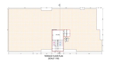 M S Jal Jeevan A Type Bldg Cluster Plan for terrace Floor 4