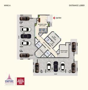 Project Image of 0.0 - 393.96 Sq.ft 1 BHK Apartment for buy in Empire Centrum Phase III