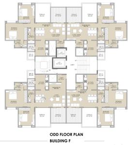 Project Image of 621.0 - 689.0 Sq.ft 2 BHK Apartment for buy in Orange Royal Orange County F Wing