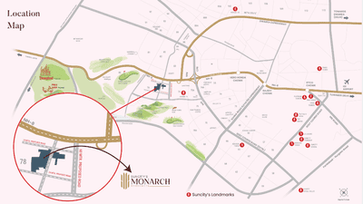 Project Image of 2350.0 - 3150.0 Sq.ft 3 BHK Apartment for buy in Suncitys Monarch Residences