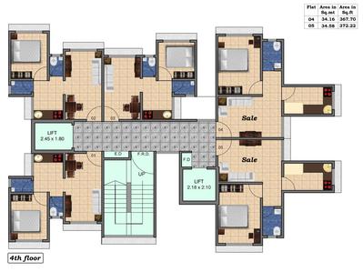 Project Image of 367.7 - 511.61 Sq.ft 1 BHK Apartment for buy in Mass Ionics