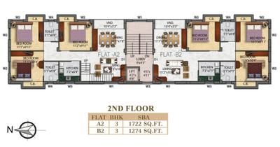 Project Image of 1226.0 - 1722.0 Sq.ft 3 BHK Apartment for buy in Eden Radiance