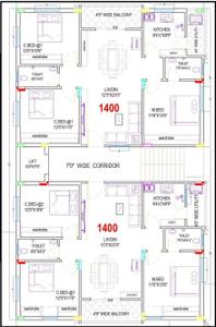 Project Image of 0.0 - 1400.0 Sq.ft 3 BHK Apartment for buy in SR Elegance