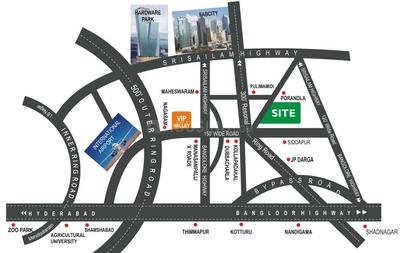 Srinivasa Gardens Location Plan 2