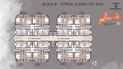 Project Image of 627.0 - 1570.0 Sq.ft 2 BHK Apartment for buy in Diamond City 