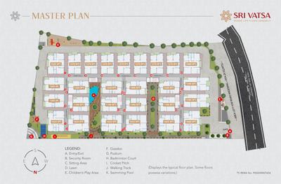 Project Image of 1020 Sq.ft 2 BHK Apartment / Flat for sale in Mallampet for Rs. 7300000