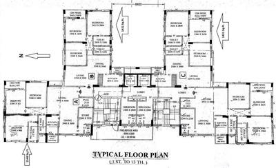 Project Image of 1431.0 - 1548.0 Sq.ft 3 BHK Apartment for buy in LICs Jeevan Niketan
