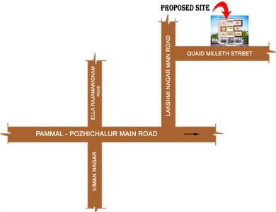 Aura Thiraviyam Location Plan 1
