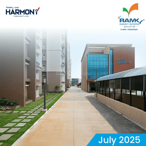 Project Image of 1155.0 - 1595.0 Sq.ft 2 BHK Apartment for buy in Ramky One Harmony