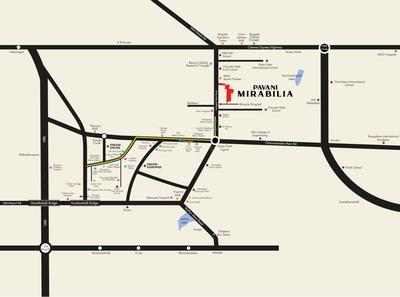Project Image of 630.0 - 2370.0 Sq.ft 1 BHK Apartment for buy in Pavani Mirabilia