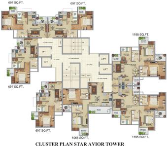 Project Image of 697.0 - 4060.0 Sq.ft 1.5 BHK Apartment for buy in Premia Western Star
