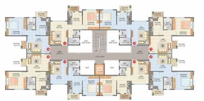 Siddhivinayak Plaza Siddhivinayak Plaza Cluster Plan 1