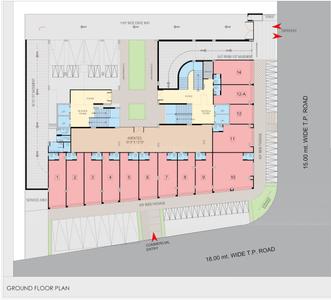 Project Image of 1206.0 - 1656.0 Sq.ft 2 BHK Apartment for buy in Dwarkadhish Dhananjay Elegance