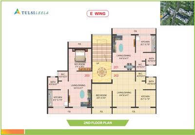 Project Image of 340.0 - 790.0 Sq.ft 1 BHK Apartment for buy in Tulsi Leela