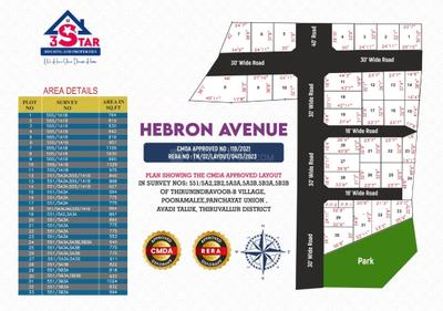 Project Image of 594.0 - 1930.0 Sq.ft Residential Plot Plot for buy in Hebron Avenue