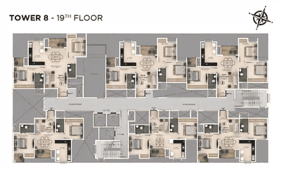 Project Image of 986.0 - 1494.0 Sq.ft 2 BHK Apartment for buy in Provident Botanico