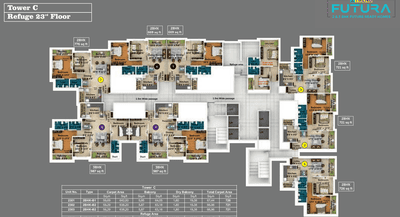 Project Image of 721.0 - 1120.0 Sq.ft 2 BHK Apartment for buy in Saheel Itrend Futura