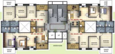 Project Image of 800 Sq.ft 2 BHK Apartment / Flat for sale in Kondhwa Budruk for Rs. 5500000