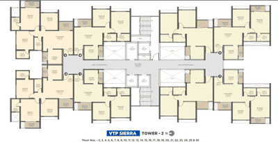 Project Image of 670.0 - 890.0 Sq.ft 2 BHK Apartment for buy in VTP Sierra Phase 2