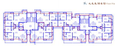 Project Image of 690.18 - 715.37 Sq.ft 2 BHK Apartment for buy in Shreenathji Antilla Heritage