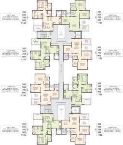 Project Image of 396.0 - 491.0 Sq.ft 1 BHK Apartment for buy in Nisarg Unicorn Nisarg Belrose A And C Building