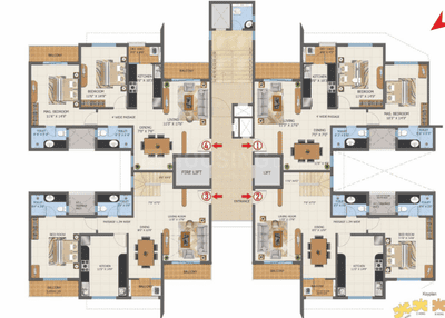 Project Image of 970.0 - 3524.0 Sq.ft 1 BHK Apartment for buy in Nagpur Integrated First City Project