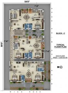 Project Image of 1149.91 - 1174.99 Sq.ft 2 BHK Apartment for buy in SR Adith Reddy Enclave Block C