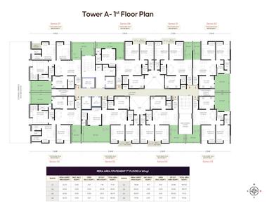 Project Image of 702.0 - 990.0 Sq.ft 2 BHK Apartment for buy in Topaz Towers