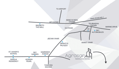Project Image of 844.0 - 1274.0 Sq.ft 2 BHK Apartment for buy in Agrasar Pride