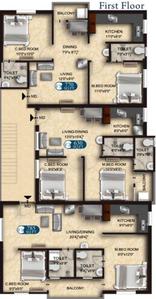 Project Image of 630.0 - 1110.0 Sq.ft 2 BHK Apartment for buy in The Nest Hans