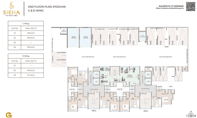 Project Image of 316.0 - 660.0 Sq.ft 1 BHK Apartment for buy in Geetai Siena