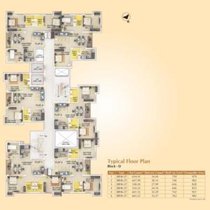Project Image of 783.0 - 800.0 Sq.ft 2 BHK Apartment for buy in Signum Parkwoods Estate