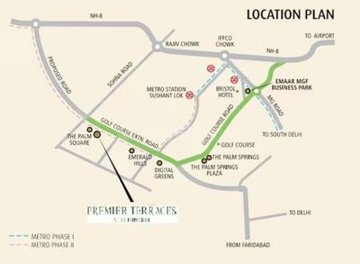 Project Image of 963.97 - 1022.36 Sq.ft 2 BHK Villa for buy in Emaar The Terraces Premier